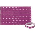 Advantus Wristbands, Vinyl, 3/5"Wx9-3/4"Lx1/50"H, 100/PK, Purple PK AVT97762